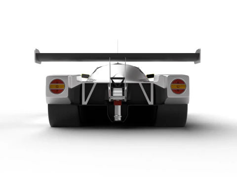 Mercedes Benz C9 1987 Sauber Corrida Modelo 3D