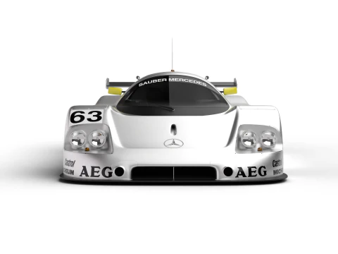 Mercedes Benz C9 1987 Sauber Corrida Modelo 3D