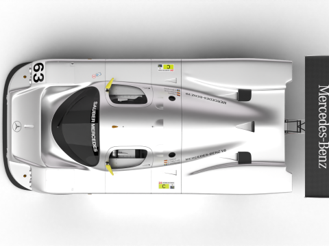 Mercedes Benz C9 1987 Sauber Racing Model 3D