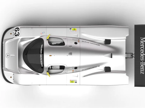 Mercedes Benz C9 1987 Sauber Corrida Modelo 3D