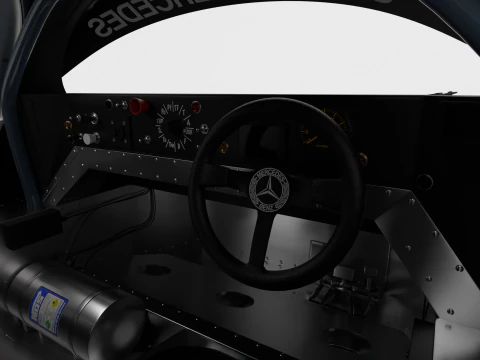 Mercedes Benz C9 1987 Sauber Corrida Modelo 3D