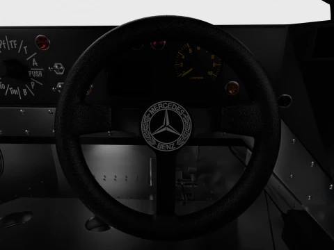 Mercedes Benz C9 1987 Sauber Corrida Modelo 3D
