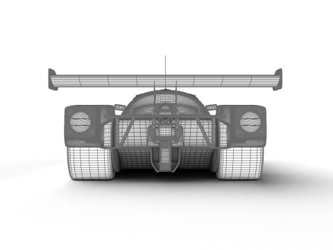 Mercedes Benz C9 1987 Sauber Racing Model 3D