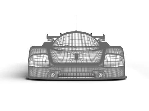 Mercedes Benz C9 1987 Sauber Corrida Modelo 3D