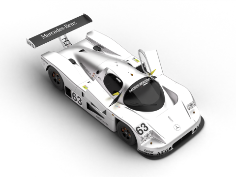 Mercedes Benz C9 1987 Sauber Racing HQ Modèle 3D
