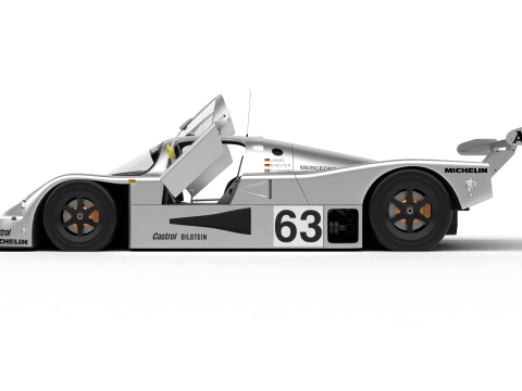 Mercedes Benz C9 1987 Sauber Racing HQ Modèle 3D