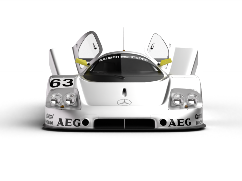 Mercedes Benz C9 1987 Sauber Racing HQ Modèle 3D