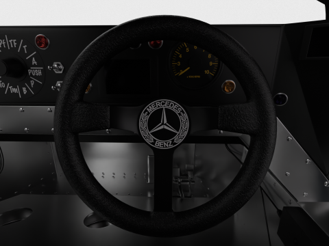 Mercedes Benz C9 1987 Sauber Racing HQ Modèle 3D
