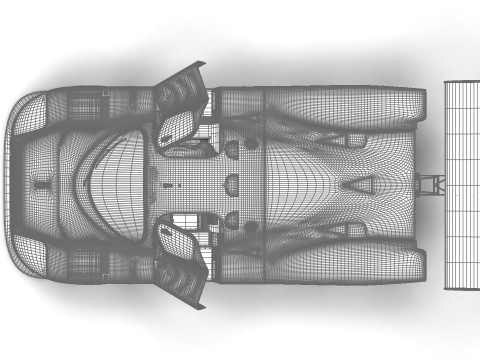 Mercedes Benz C9 1987 Sauber Racing HQ Modèle 3D