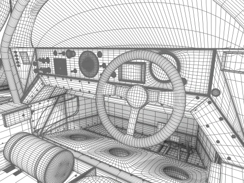 Mercedes Benz C9 1987 Sauber Racing HQ 3D Model