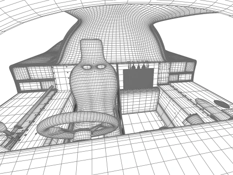 Mercedes Benz C9 1987 Sauber Racing HQ 3D Model