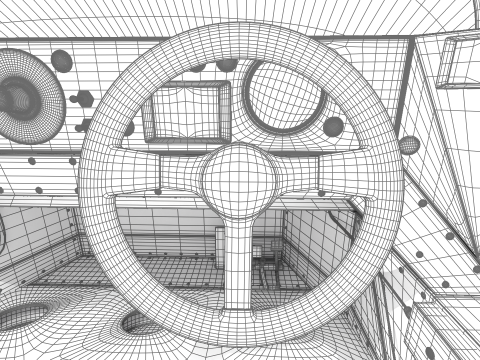 Mercedes Benz C9 1987 Sauber Racing HQ Modèle 3D