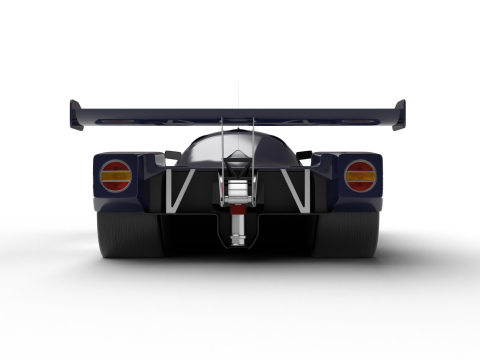 Mercedes Benz C9 Hasegawa 1987 Sauber Kouros Racing 3D 모델