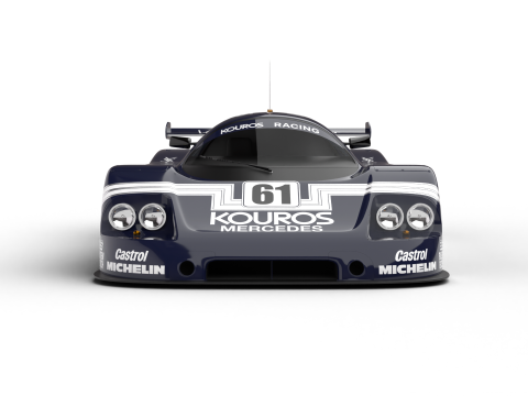 Mercedes Benz C9 Hasegawa 1987 Sauber Kouros Racing 3D 모델