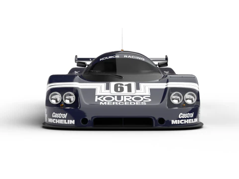 Mercedes Benz C9 Hasegawa 1987 Sauber Kouros Racing 3D Model