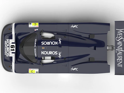 Mercedes Benz C9 Hasegawa 1987 Sauber Kouros Racing 3D Model
