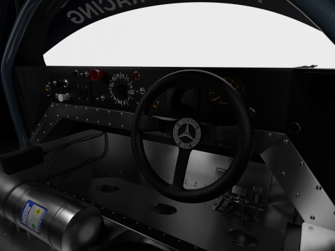 Mercedes Benz C9 Hasegawa 1987 Sauber Kouros Racing 3D 모델