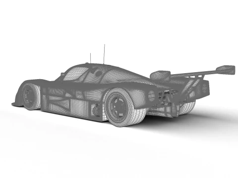 Mercedes Benz C9 Hasegawa 1987 Sauber Kouros Racing 3D Model