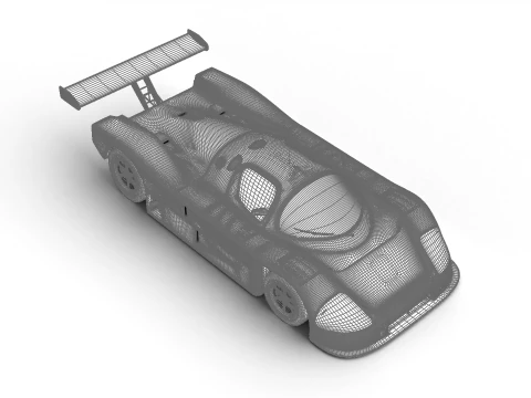 Mercedes Benz C9 Hasegawa 1987 Sauber Kouros Racing 3D Model