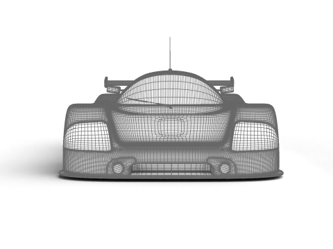 Mercedes Benz C9 Hasegawa 1987 Sauber Kouros Racing 3D 모델