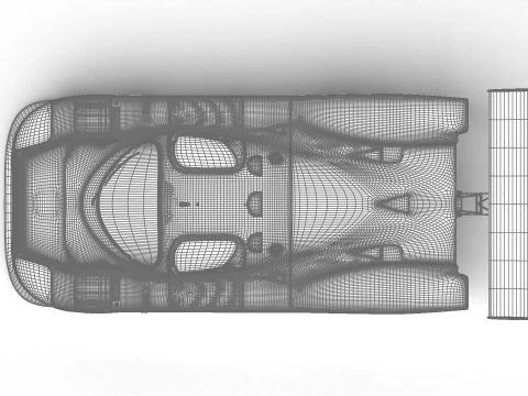 Mercedes Benz C9 Hasegawa 1987 Sauber Kouros Racing 3D Model