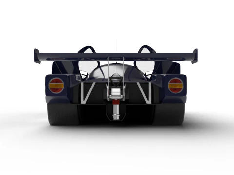 Mercedes Benz C9 Hasegawa 1987 Sauber Kouros Racing HQ 3D Model