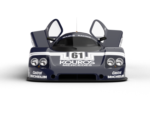 Mercedes Benz C9 Hasegawa 1987 Sauber Kouros Racing HQ 3Dモデル