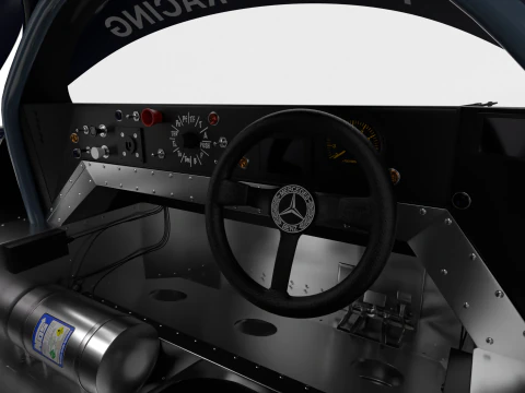 Mercedes Benz C9 Hasegawa 1987 Sauber Kouros Racing HQ 3D Model
