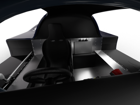 Mercedes Benz C9 Hasegawa 1987 Sauber Kouros Racing HQ 3Dモデル