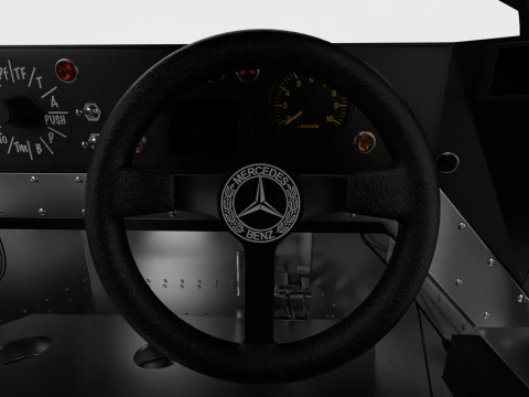 Mercedes Benz C9 Hasegawa 1987 Sauber Kouros Racing HQ 3D Model