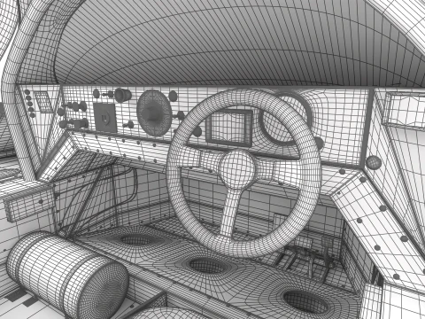 Mercedes Benz C9 Hasegawa 1987 Sauber Kouros Racing HQ 3D Model