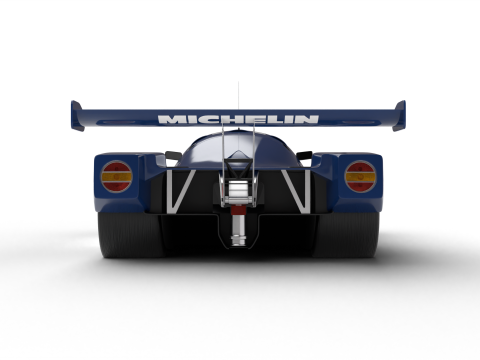 Mercedes Benz C9 1987 Sauber Racing Modèle 3D