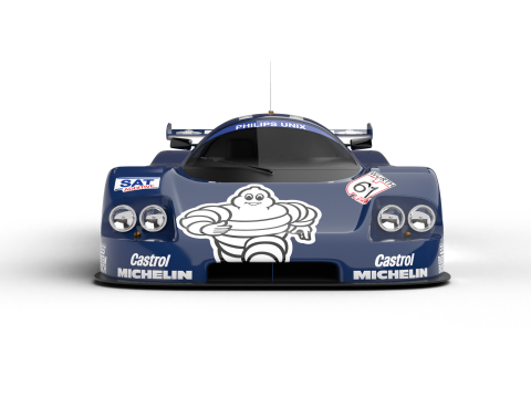 Mercedes Benz C9 1987 Sauber Racing Modèle 3D
