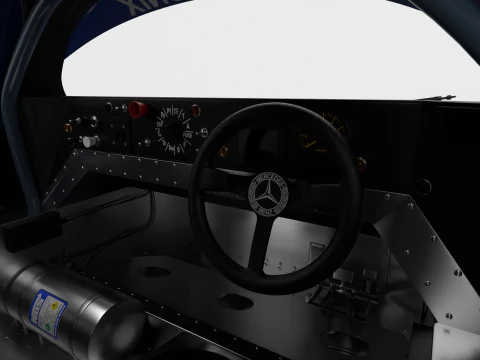 Mercedes Benz C9 1987 Sauber Racing 3D Model