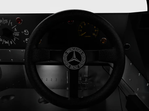 Mercedes Benz C9 1987 Sauber Racing 3D Model