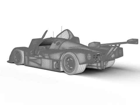 Mercedes Benz C9 1987 Sauber Racing 3D Model
