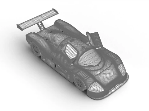 Mercedes Benz C9 1987 Sauber Racing 3D Model