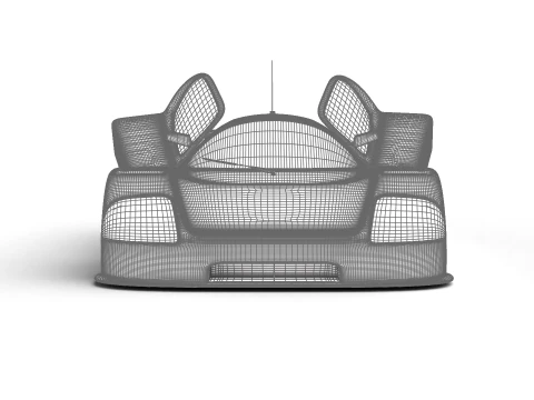 Mercedes Benz C9 1987 Sauber Racing 3D Model