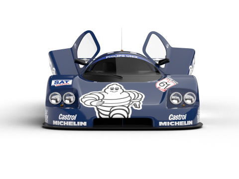 Mercedes Benz C9 1987 Sauber Racing HQ 3D-Modell