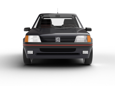 Peugeot 205 GTI 16 1992 Modelo 3D