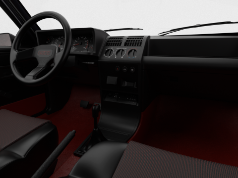 Peugeot 205 GTI 16 1992 Modelo 3D