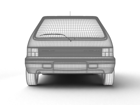 Peugeot 205 GTI 16 1992 Modelo 3D