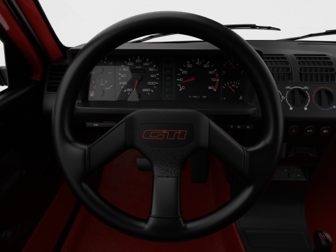 Peugeot 205 GTI 16 1992 3D-Modell