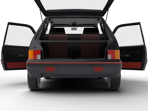 Peugeot 205 GTI 16 1992 Genel Merkez 3D Model