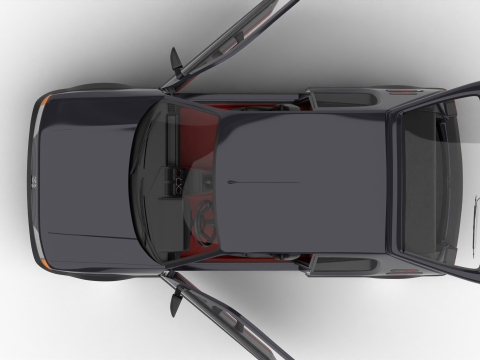 Peugeot 205 GTI 16 1992 HQ 3D Model