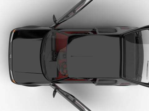 Peugeot 205 GTI 16 1992 HQ 3D Model