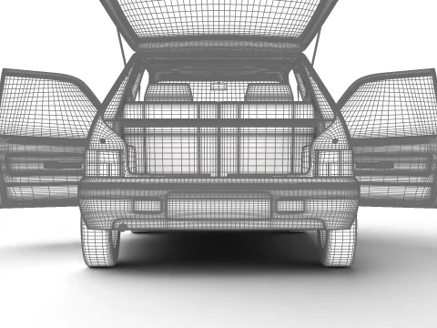Peugeot 205 GTI 16 1992 Genel Merkez 3D Model