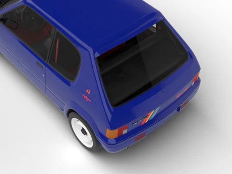 Peugeot 205 Rallye 13 1991 Modello 3D