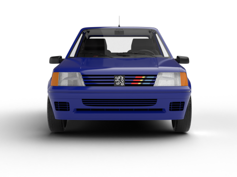 Peugeot 205 Rallye 13 1991 3Dモデル