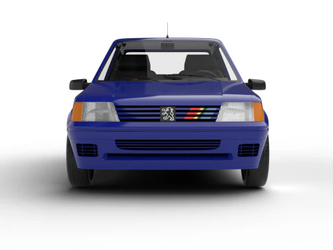Peugeot 205 Rallye 13 1991 Modello 3D